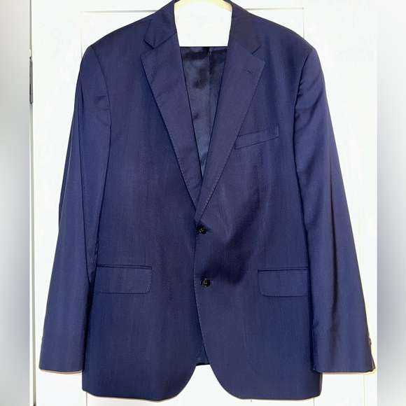 Jack Victor Deep Blue Suit Coat - Picture 1 of 8